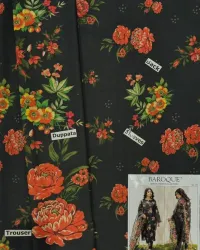 baroque karandi collection 3pc suit digital printed