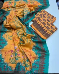 Khaadi 3pc suit in light khaddar fabric