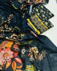 Khaadi 3pc suit in light khaddar fabric