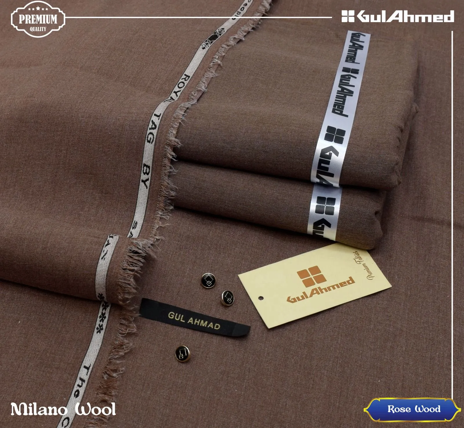 Rose Wood | Milano Wool | Gul Ahmed | Unstitched