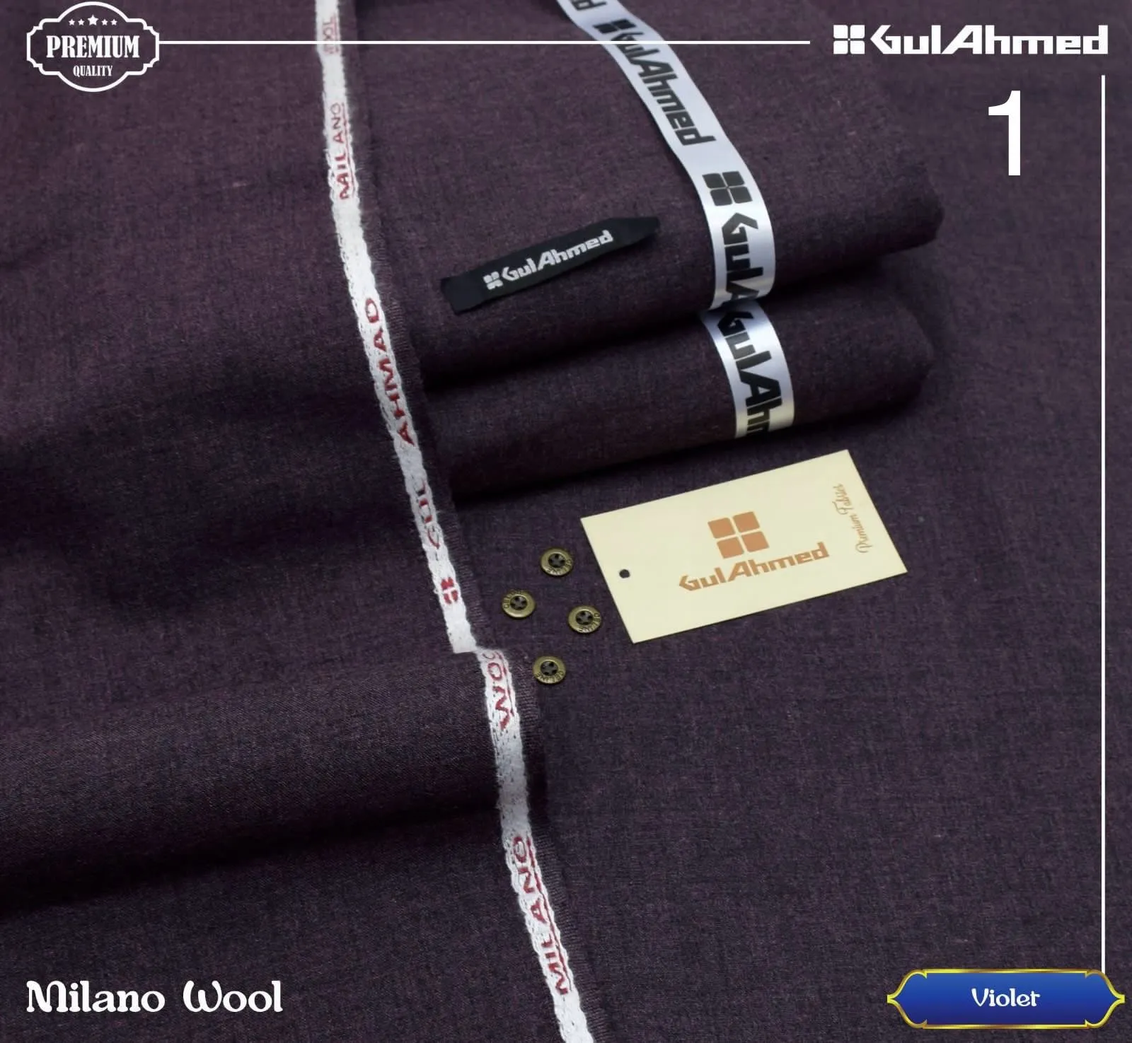 Violet | Milano Wool | Gul Ahmed | Unstitched